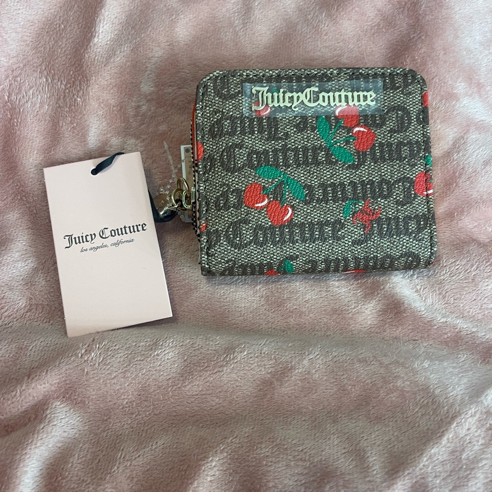 Juicy Couture Brown Cherry Wallet